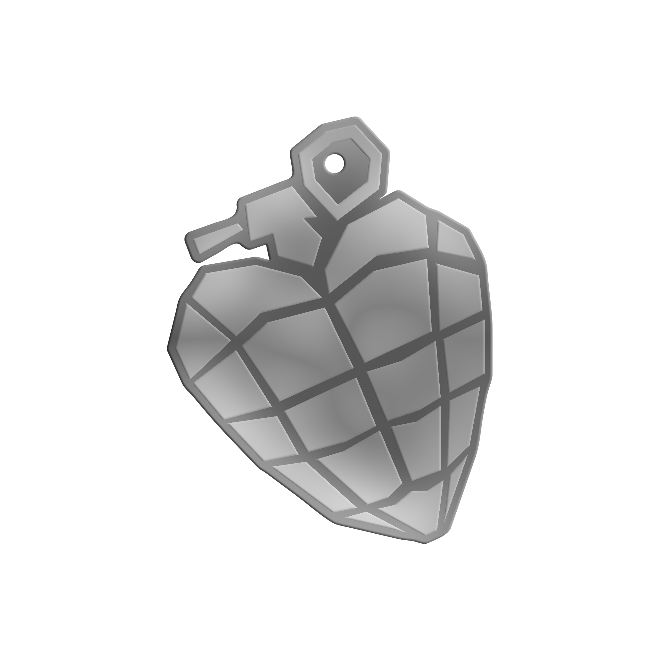 Heart Grenade Ornament Green Day Official Store